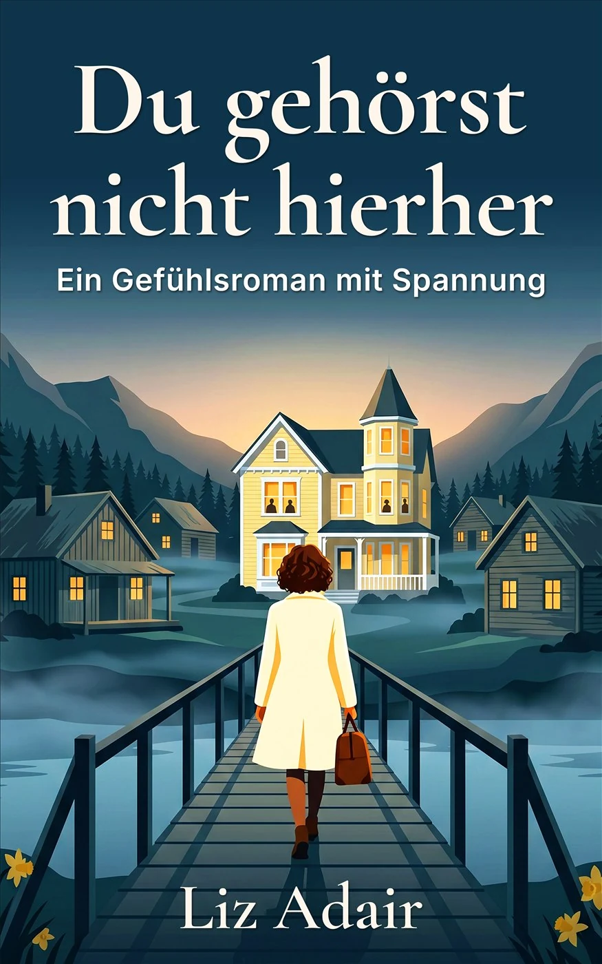 Du gehörst nicht hierher — front cover for Liz Adair