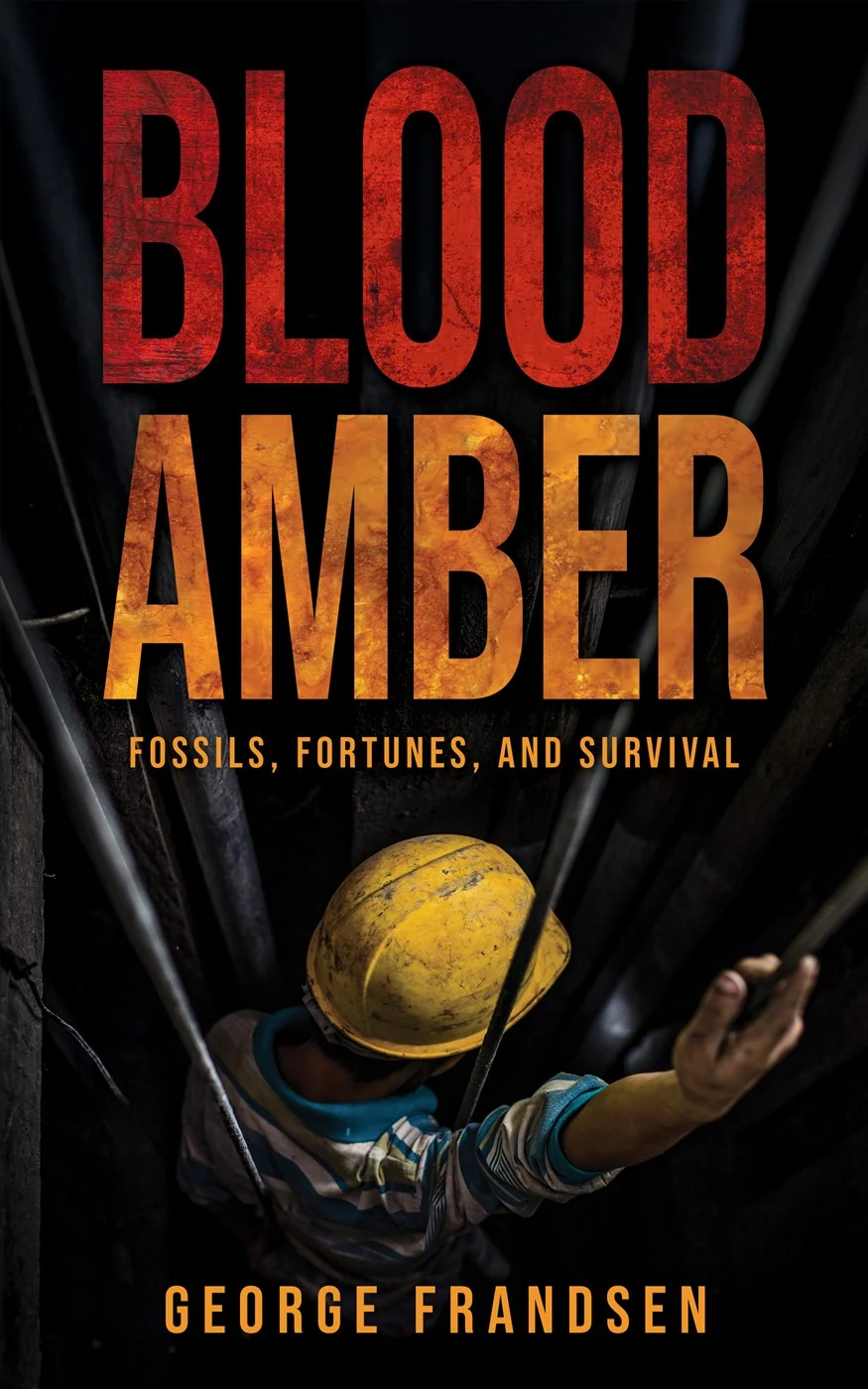 Blood Amber — front cover for George Frandsen